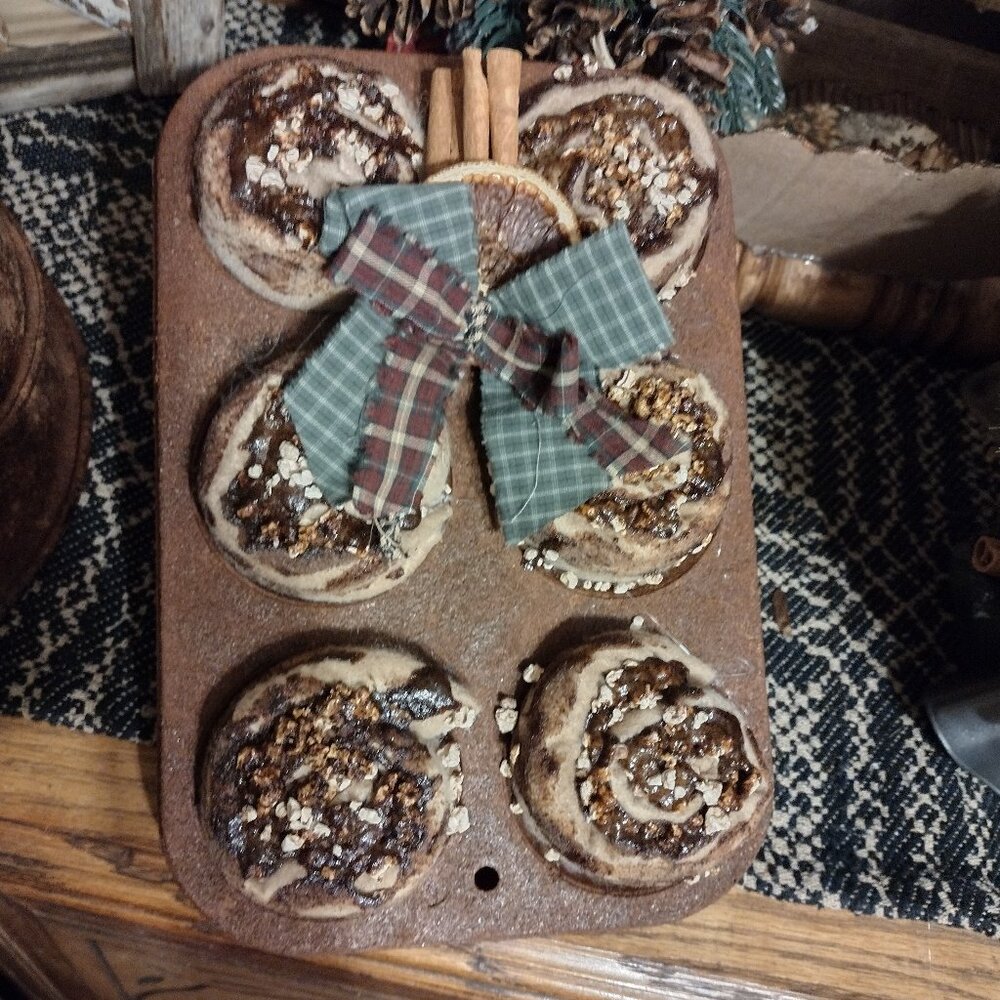 Faux cinnamon rolls